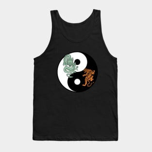 Tiger and Dragon Yin Yang Tank Top